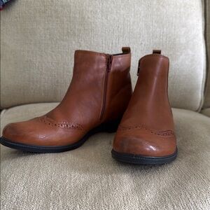 Hotter Comfort Concept Leather Ankle Boots “County” style